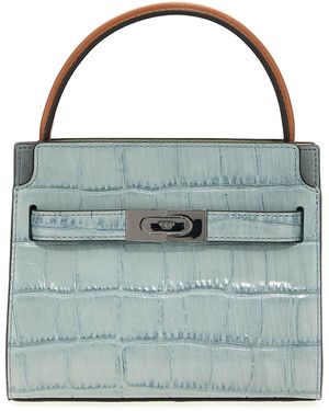 Tory Burch Lee Radziwill Petite Hand Bags - Blue