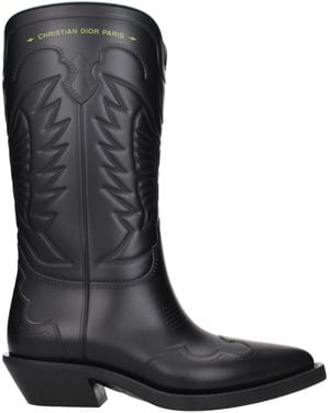 Dior Cotton Boots - Black