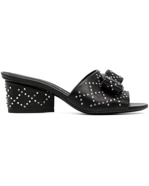 Ferragamo Valery 55 Sandals - Black