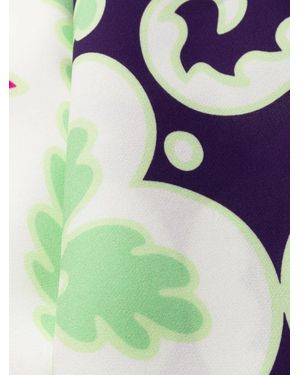 Valentino World Arazzo-Print Mini Dress - Blue
