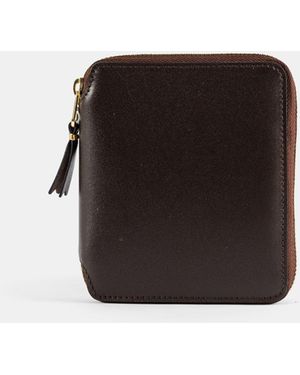 Comme des Garçons Medium Zipped Leather Wallet Small Goods - Black