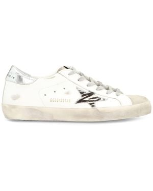 Golden Goose Super-Star Low-Top Trainers - White