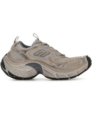 Balenciaga Cappuccino Mesh And Rubber 6Xl Trainers - Grey