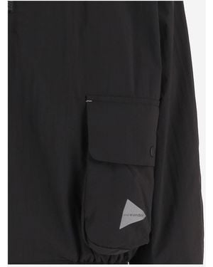and wander Nylon Jacket - Black