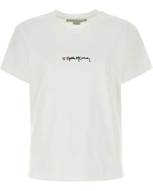 Stella McCartney Cotton T-Shirt - White