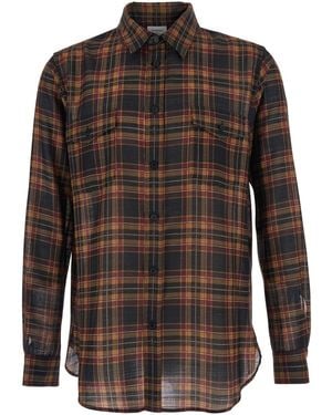 Saint Laurent Classic Fit Pockets - Brown