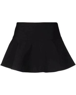 Valentino Flared-Effect Mini Skirt - Black