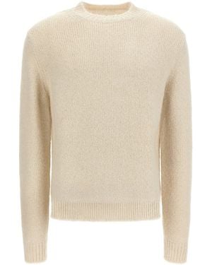 Jil Sander Alpaca Wool Blend Sweater - Natural