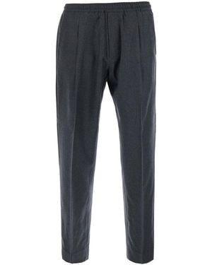 Low Brand Tokyo Trousers Technical Fabric Trousers - Blue