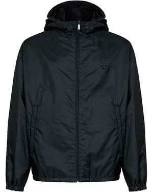 Prada Jacket Re-Nylon Forest- Recycled Polyamide Bomber - Black