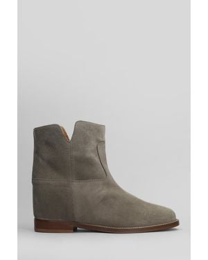 Via Roma 15 Ankle Boots Inside Wedge - Grey