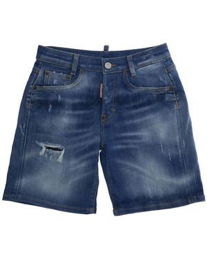DSquared² Shorts, Denim Cotton - Blue