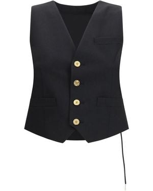 Sacai Polyester Waistcoat Clothing - Black