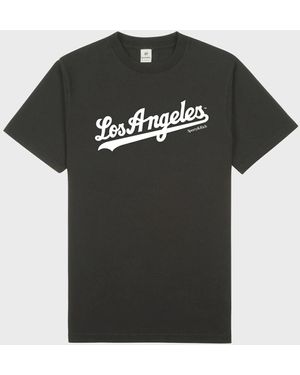 Sporty & Rich Dodgers T-Shirt - Black