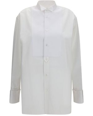 Saint Laurent Cotton Dress Shirt - White