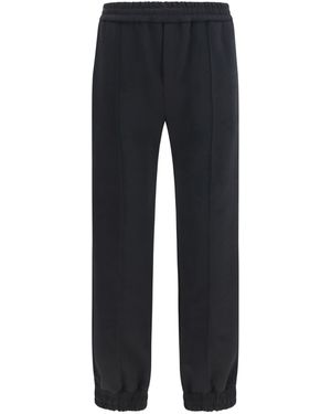 Valentino Cotton Joggers Cotton; Polyester Pant - Blue