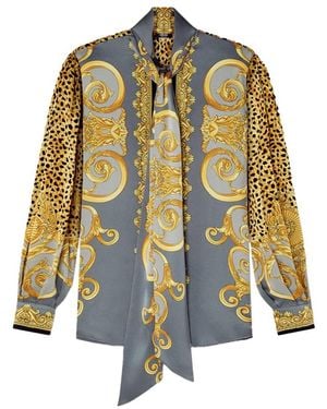 Versace Silk Shirt - Gray