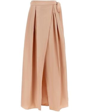 Pinko Skirts Poliestere - Natural