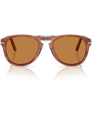 Persol Po0714Sm Steve Mcqueen Acetato Sunglasses - Brown