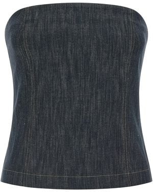 Brunello Cucinelli Denim Shirt - Black