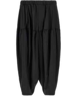 Comme des Garçons Barrel Leg Pants - Black