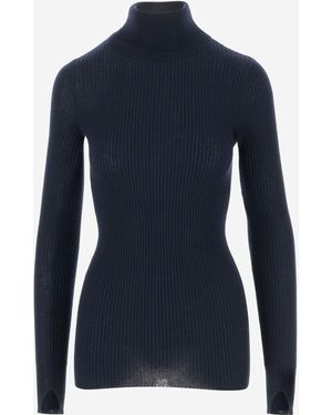 Wild Cashmere Silk And Cashmere Blend Pullover - Blue