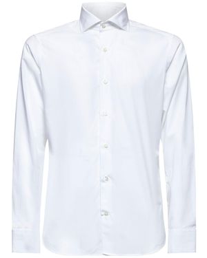 D 40 Poplin Classic Shirt - White