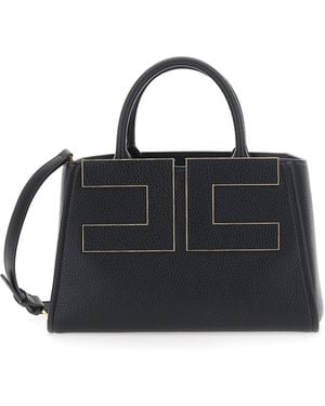 Elisabetta Franchi Handbag Eco Leather, Handbags - Black