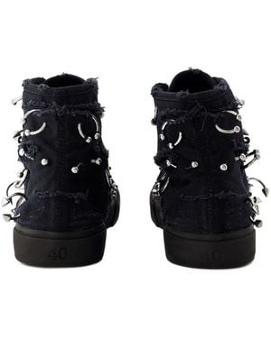 Balenciaga Paris High Top Trainers - Black