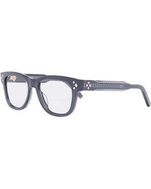 Dior Eyeglasses Square Full Rim, Shiny Frame And Clear Demo Lens Cddiamondos1I3000 - Brown