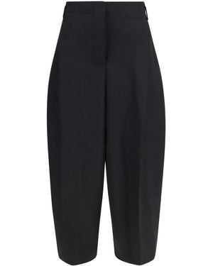 Jacquemus Miami Tailored Pants Fleece Wool Ovis Aries Pants - Blue