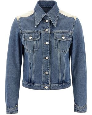Givenchy Denim Jacket Cotton Down Jacket, Parka, Casual - Blue