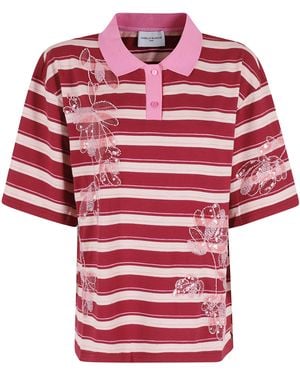 Isabelle Blanche Polo - Red