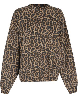 Anine Bing Miles Sweatshirt Cotone Felpa - Brown