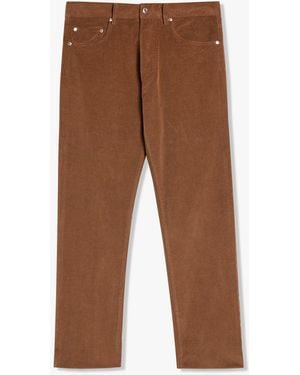 Doppiaa Aacero Five Pockets Trousers - Brown