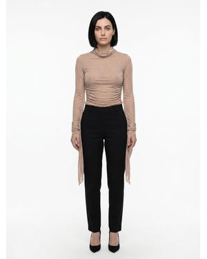 Dolce & Gabbana Viscose Casual Trousers - Natural