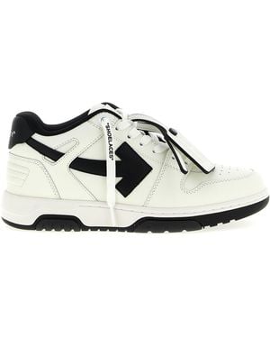 Off-White c/o Virgil Abloh Out Of Office Leather Trainers - White