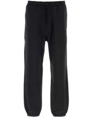 Y-3 Cotton Blend Joggers - Black