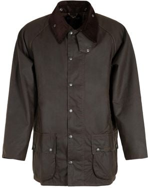 Barbour Beaufort Waxed Cotton Jacket - Black
