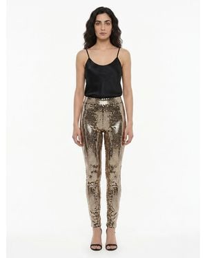 Dolce & Gabbana Elastane Casual Trousers - Metallic
