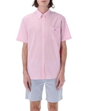 Ralph Lauren Wrinkle S/S Shirt - Purple