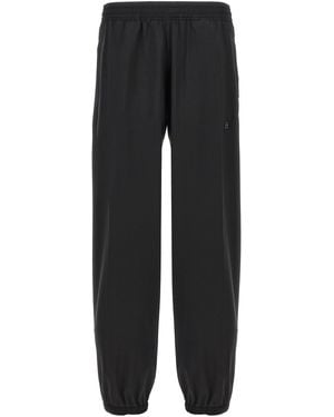 Givenchy Logo Placcetta Trousers - Black