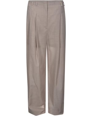 Philosophy Di Lorenzo Serafini Concealed Oversized Trousers - Grey