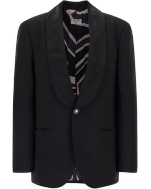 PUCCI Labirinto Single-Breasted Blazer - Black