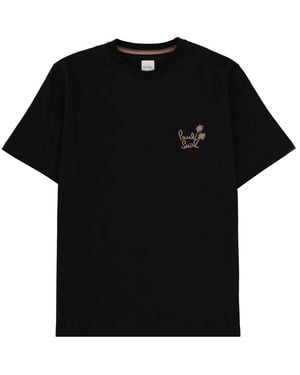 Paul Smith T-Shirt With Logo - Black