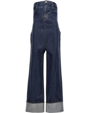 Alexander Wang Crystal Cuff Jumpsuit - Blue