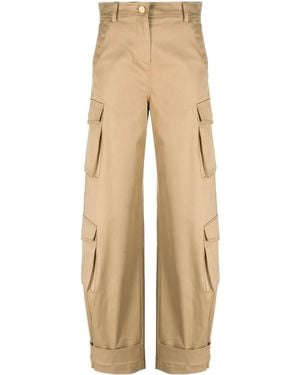 Valentino High-Waisted Cargo Pants - White