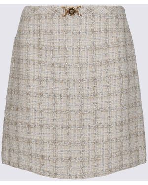 Versace Cotton Mini Skirt - Gray