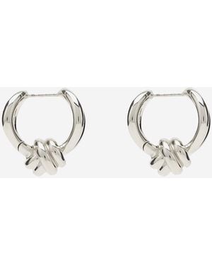 Bottega Veneta Earrings Knot Sterling - Metallic