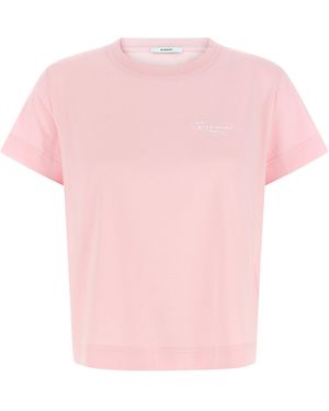 Givenchy T-Shirt 'Logo Stamp' - Pink